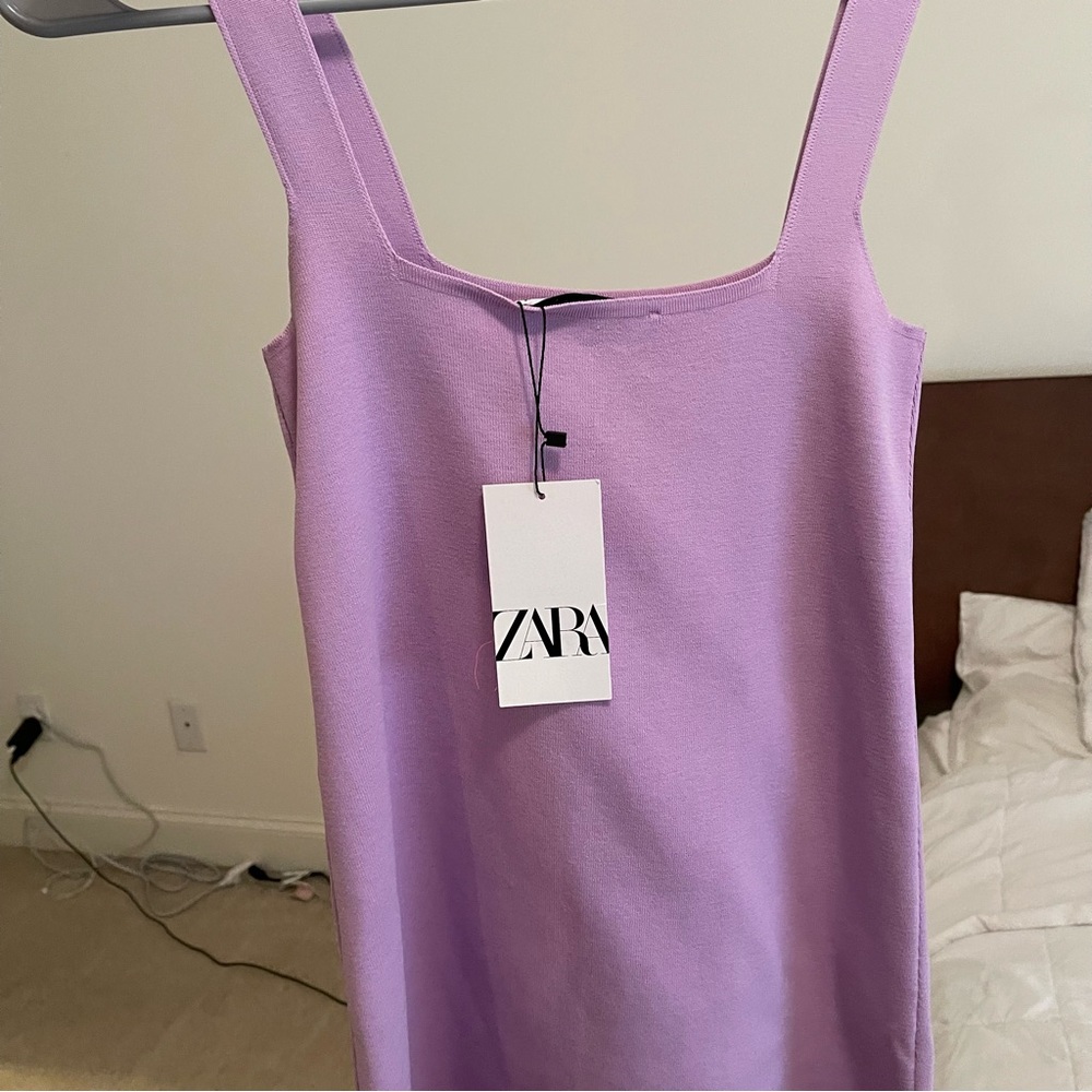 Zara Lilac Mini Dress